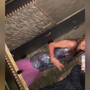 Beautiful mermaid homecoming/prom dress